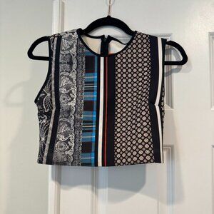 Clover Canyon crop scuba material crop top